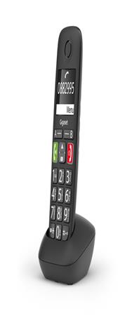 Téléphone DECT Gigaset E290HX 150 entrées noir