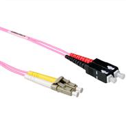 Câble de raccordement ACT LC multimode vers SC multimode