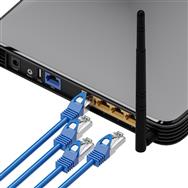 Cordon de brassage bleu LAN Cat6A Extralink S/FTP 10 m