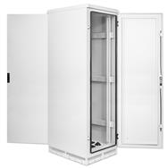 Baie réseau industrielle Intellinet IP55 19" avec ventilateurs intégrés - 42U, profondeur 800 mm (31,5 po) - Unité de ventilation à quatre ventilateurs montée sur le toit - Protection contre la poussière et les projections d'eau - Pose au sol - Assemblée - Gris clair RAL7035 - Rack mural - 42U - 1 000 kg -