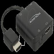 Extracteur de signal audio HDMI compact 4K de Delock