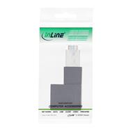 Adaptateur de cordon de raccordement en ligne Cat.6A RJ45 coudé à droite