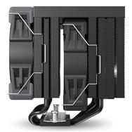 Sharkoon A60 RGB, Rafraîchisseur d'air, 12 cm, 500 Vitesse de rotation : 1 800 tr/min, 121,55 m³/h, noir