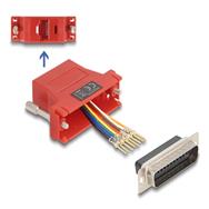 Adaptateur réseau Delock - DB-25 (M) vissable vers RJ-45 (F)
