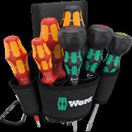 Wera 05136033001 - Jeu de tournevis, pochette de ceinture, 2 pièces, 8 pièces