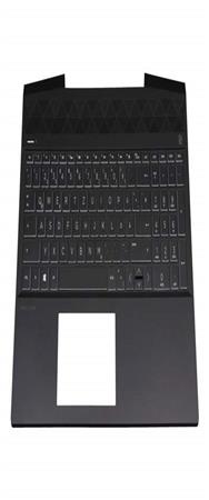 Clavier HP L21412-041 avec boîtier supérieur DE noir rétroéclairé
