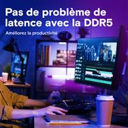Mémoire Crucial 64 Go DDR5-5600 CL46 DIMM pour ordinateur de bureau - Compatible avec Intel XMP 3.0 et AMD EXPO