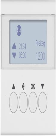 Berker 85741188 Horloge à obturateur Blanc polaire mat