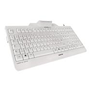 Cherry KC 1000 SC - Pleine taille (100 %) - Filaire - USB - AZERTY - Blanc