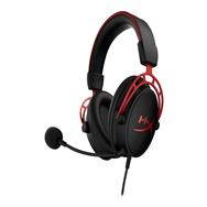 HP HyperX Cloud Alpha: Wired Gaming Headset, Black/Red