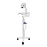 Chariot pour tablette Ergotron StyleView - SV10 - Chariot multimédia - Aluminium - Blanc - Tablette - 75 x 75, 100 x 100 mm - 0 - 128° - 4 roulettes