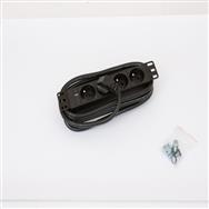Bloc TRITON RAB-PD-X90-C1 4 prises type F 2 m 10"