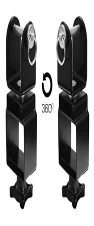 Guil ULK-A10 - Kit d'adaptateurs (2 pièces) pour la fixation de fermes de toit adaptées à 60 mm