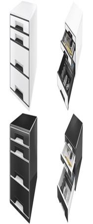 Esselte Leitz 52521095 - Black - A4 - 4 drawer(s) - 270 mm - 363 mm - 287 mm