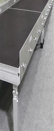 Guil BTA-01 - Barrière de sécurité en aluminium adaptée à tous les éléments de scène à des hauteurs supérieures