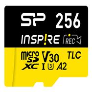Silicon Power Inspire, 256 Go, MicroSDXC, Classe 10, UHS-I, 170 Mo/s, 150 Mo/s