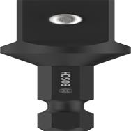 Bosch Adapter fÃƒÂ¼r SteckschlÃƒÂ¼ssel 1/4'' Sechskant> 1/2" Vierkant Impact
