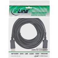 Câble actif InLine DisplayPort 1.4 - 8K4K - noir - or - 10 m