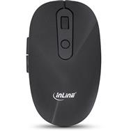 Ensemble de bureau InLine Design - USB 2,4 GHz - max. 1600 dpi - noir - ALLEMAND