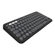 Logitech Pebble Keys 2 K380s - Mini - Wireless - RF Wireless + Bluetooth - Scissor key switch - QWERTY - Graphite