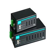 Moxa UPort 407-T w/o Adapter - USB 2.0 - USB 1.1 - USB 2.0 - USB 2.0 - 480 Mbit/s - Black - Metal