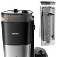 Philips HD7888/01 All-in-1 Brew Kaffeemaschine mit Mahlwerk Schwarz Metall