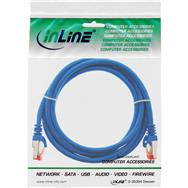 Câble de raccordement en ligne S/FTP PiMF Cat.6 250 MHz PVC CCA bleu 3 m