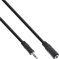 Câble audio en ligne 3,5 mm stéréo mâle/femelle 2 m