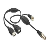 Câble d'antenne Delock - Connecteur F mâle vers connecteur F, USB (alimentation uniquement)