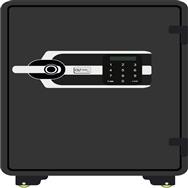 Olympia GOsafe 5600FP - Freestanding safe - Black - Code - Fingerprint reader - Key - 48 L - Polypropylene (PP) - 600 mm