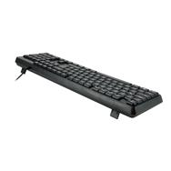 Clavier USB filaire Equip - Pleine taille (100 %) - Filaire - USB - QWERTY - Noir