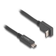 Câble USB Delock - USB-C 24 broches (M) vers USB-C 24 broches (M) coudé