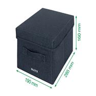 Esselte Leitz 2 Aufbewahrungsboxen grau 19.0 x 28.5 16.0 cm