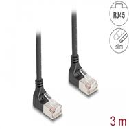 Câble patch Delock - RJ-45 (M) coudé vers le haut vers RJ-45 (M) coudé vers le haut
