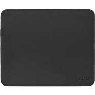 Tapis de souris InLine en cuir PU de qualité supérieure, noir