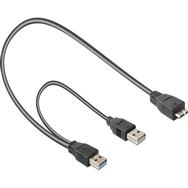Câble USB Delock - USB Type A (M) vers USB (alimentation uniquement), Micro-USB Type B (M)
