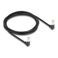 Câble réseau Delock - RJ-45 (P) coudé vers le bas vers RJ-45 (P) coudé vers le bas