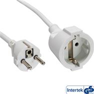 Rallonge d'alimentation InLine - blanc - 10 m