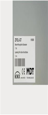 MDT Film de marquage pour bouton en verre Plus