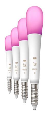 Signify Hue Blanc & Couleur E27 Pack de 4 4x570lm 60W