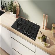 Bosch Serie 6 PPM9A6I40 hob Black Built-in 90 cm Gas 5 zone s