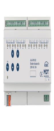 MDT JAL-0810.02 actionneur de store 8 voies 8TEREG 10A 230VAC