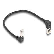 Câble patch Delock - RJ-45 (M) coudé vers le haut vers RJ-45 (M) coudé vers le bas
