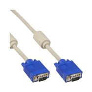 Câble S-VGA InLine 15 HD gris mâle / mâle 2 m