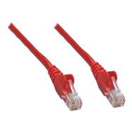 Câble de raccordement réseau Intellinet, Cat5e, 0,5 m, rouge, CCA, U/UTP
