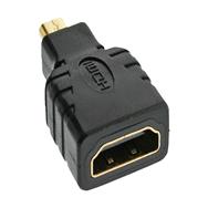 Adaptateur HDMI en ligne HDMI A femelle / HDMI D mâle - 4K/60 Hz - plaqué or