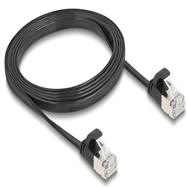 Câble patch Delock coudé RJ45 S/FTP Cat6 - Câble - Réseau