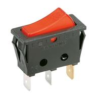 Interrupteur à bascule Bachmann 924.112 1P noir rouge 250 V