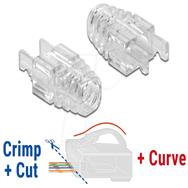Delock Gaine de câble réseau transparente (lot de 20)