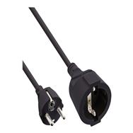 Rallonge InLine Power - noir - 15 m - avec sécurité enfant